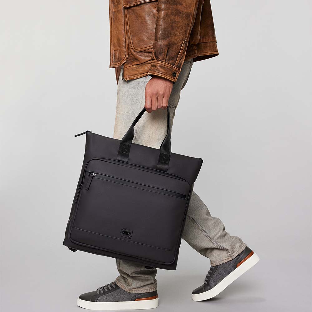 Finney Men's Black Satchel image number 0